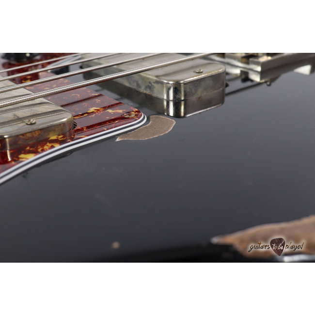 Fano JM4 Standard Bass MP Fingerboard w/ Gigbag - Bull Black (Medium Distress)