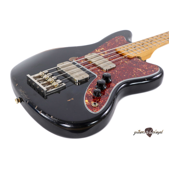 Fano JM4 Standard Bass MP Fingerboard w/ Gigbag - Bull Black (Medium Distress)