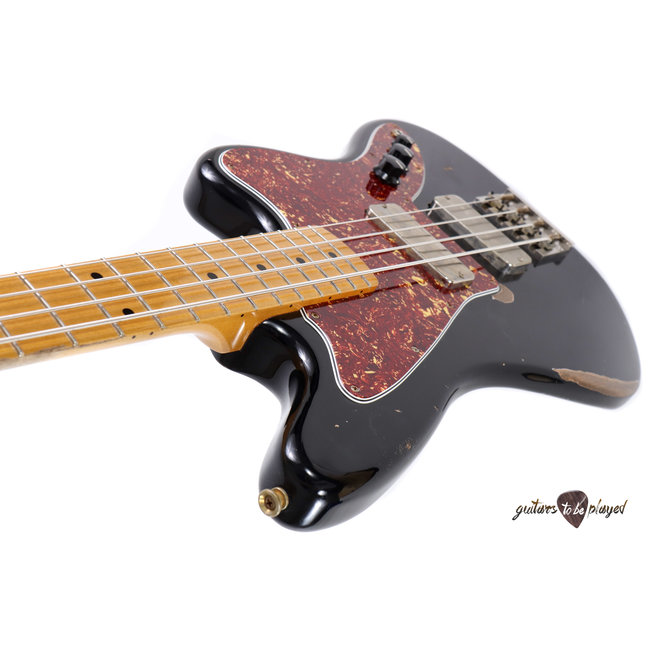 Fano JM4 Standard Bass MP Fingerboard w/ Gigbag - Bull Black (Medium Distress)