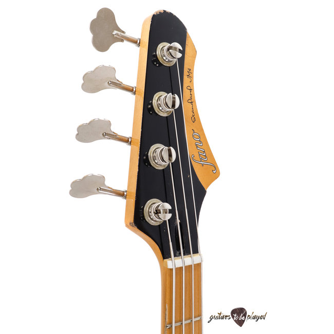 Fano JM4 Standard Bass MP Fingerboard w/ Gigbag - Bull Black (Medium Distress)