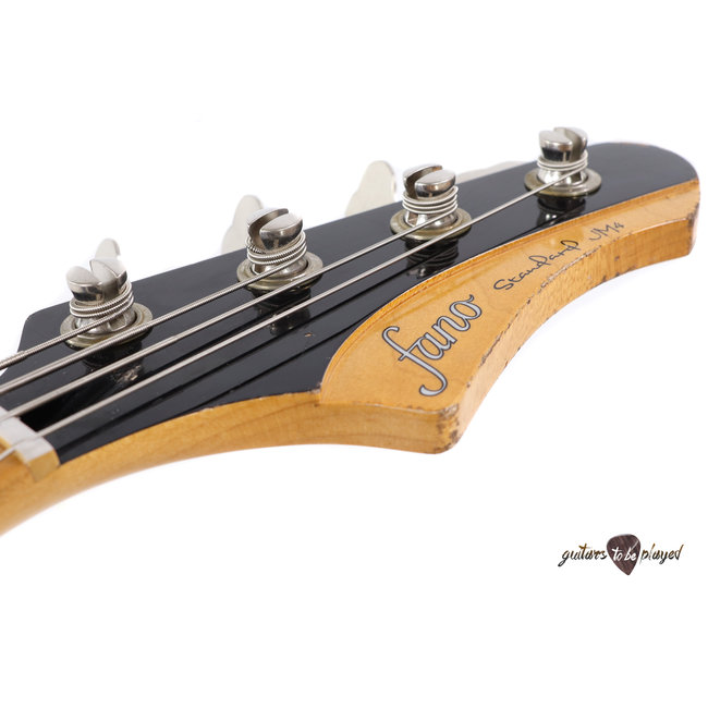 Fano JM4 Standard Bass MP Fingerboard w/ Gigbag - Bull Black (Medium Distress)