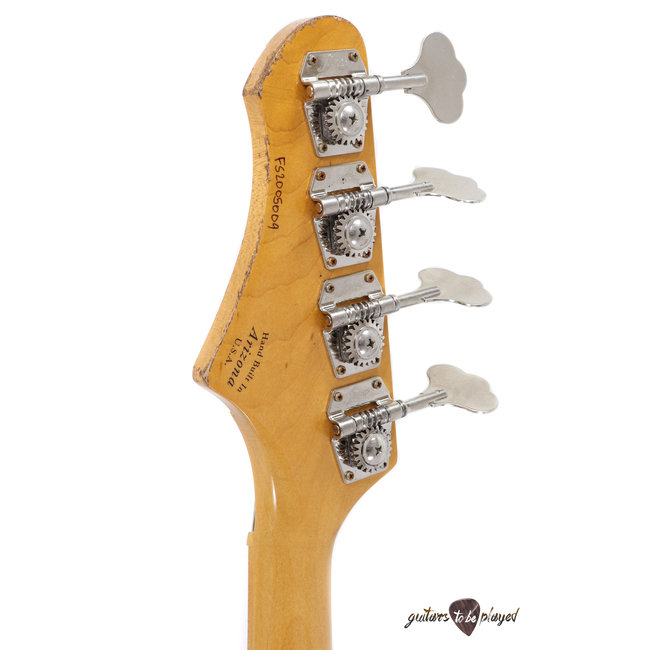 Fano JM4 Standard Bass MP Fingerboard w/ Gigbag - Bull Black (Medium Distress)