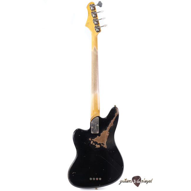 Fano JM4 Standard Bass MP Fingerboard w/ Gigbag - Bull Black (Medium Distress)