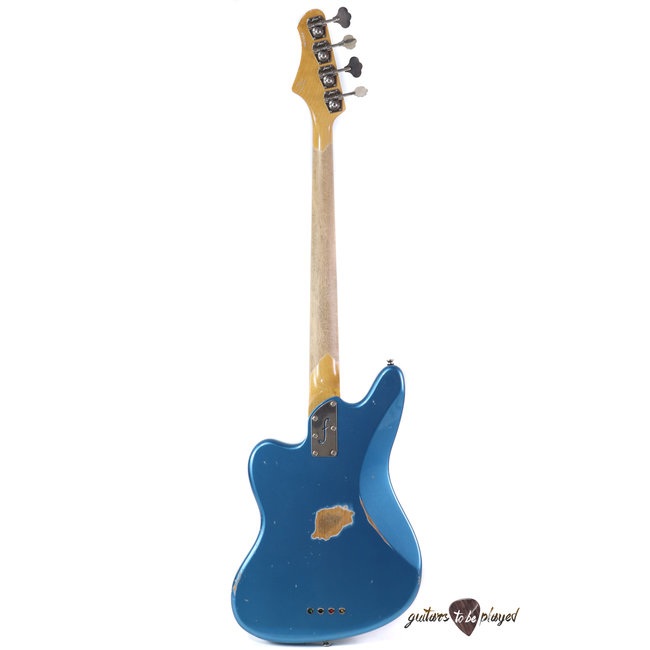 Fano JM4 Standard Bass RW Fingerboard w/ Bag - Lake Placid Blue (Med Distress)