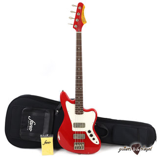 Fano Guitars Fano JM4 Standard Bass RW Fingerboard w/ Gigbag - Dakota Red (Medium Distress)