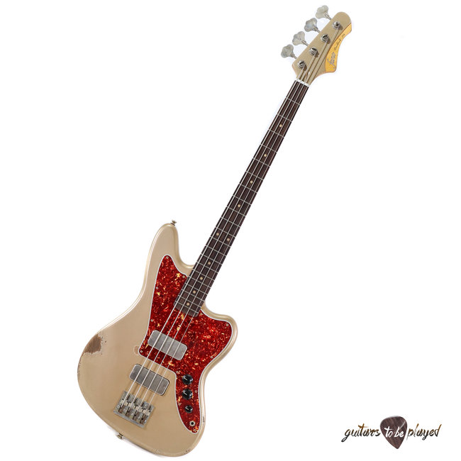 Fano JM4 Standard Bass RW Fingerboard w/ Gigbag - Shoreline Gold (Med Distress)