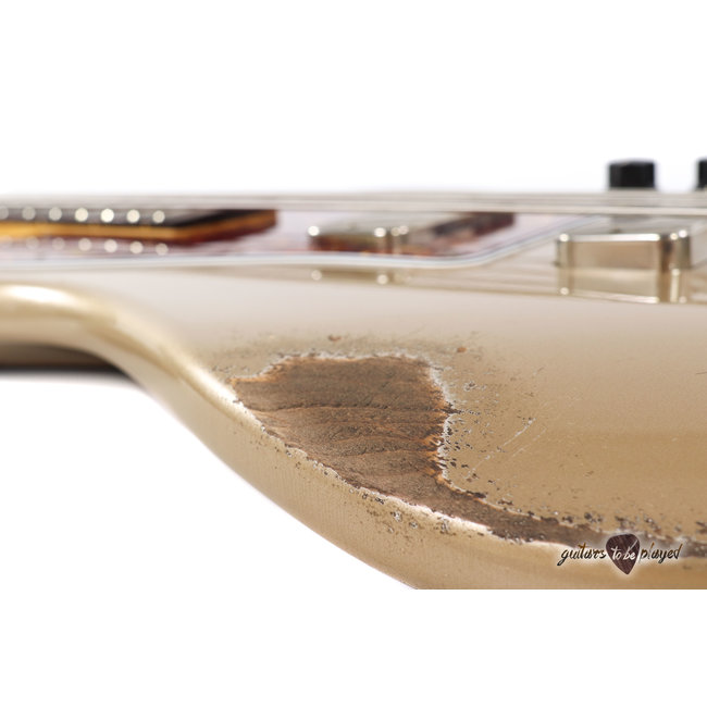 Fano JM4 Standard Bass RW Fingerboard w/ Gigbag - Shoreline Gold (Med Distress)