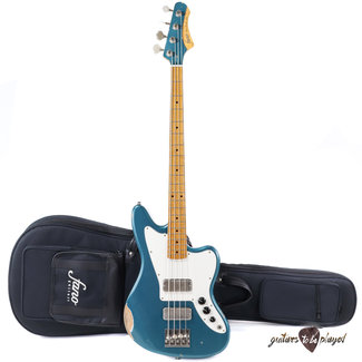 Fano Guitars Fano JM4 Standard LTD Bass MP Fretboard w/ Lollar Thunderbirds – Ocean Turquoise
