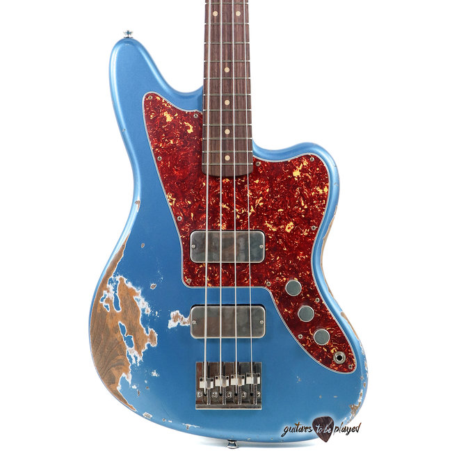 Fano JM4 Standard LTD Bass RW Fretboard w/ Lollar Thunderbirds –Lake Placid Blue