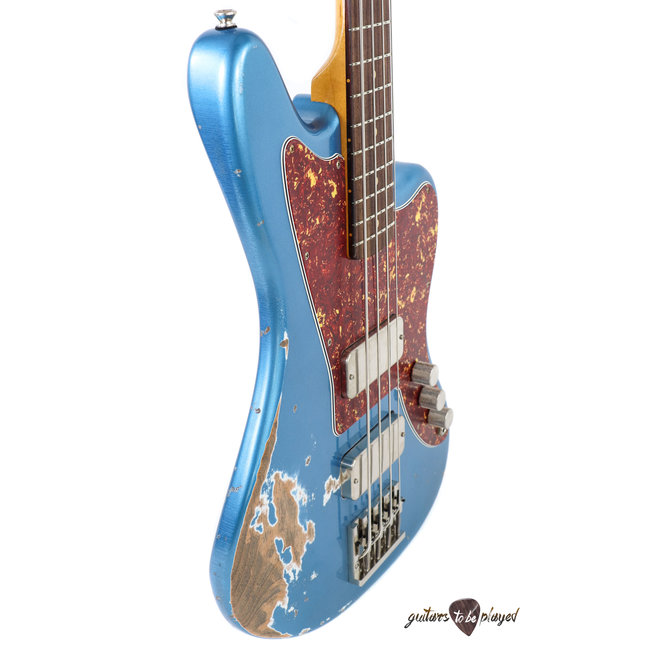 Fano JM4 Standard LTD Bass RW Fretboard w/ Lollar Thunderbirds –Lake Placid Blue