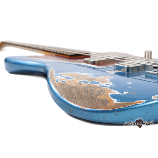 Fano JM4 Standard LTD Bass RW Fretboard w/ Lollar Thunderbirds –Lake Placid Blue