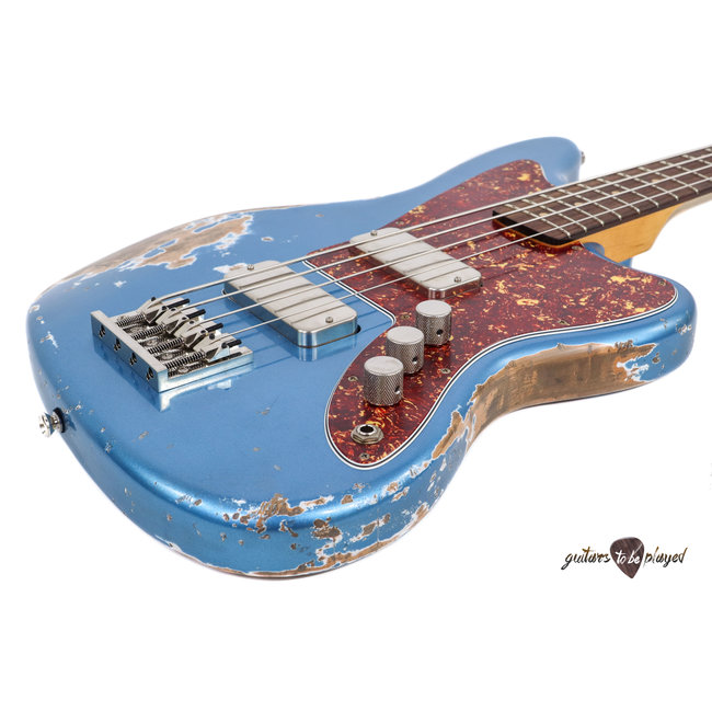 Fano JM4 Standard LTD Bass RW Fretboard w/ Lollar Thunderbirds –Lake Placid Blue