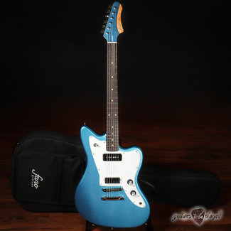 Fano Guitars Fano JM6 Oltre Lollar Alnico P-90/Firebird Electric Guitar w/ Bag – Pelham Blue
