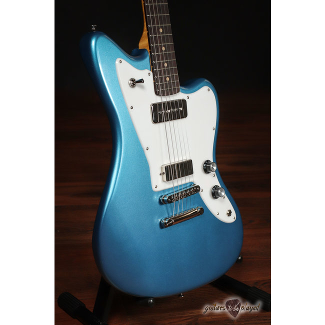 Fano JM6 Oltre Lollar Alnico P-90/Firebird Electric Guitar w/ Bag – Pelham Blue