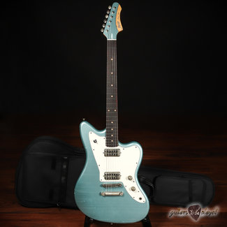 Fano Guitars Fano JM6 Oltre LollarTron Electric Guitar w/ Gigbag – Firemist Silver