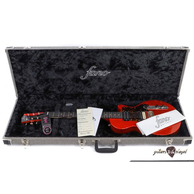 Fano SP6 Alt de Facto Mahogany Body Guitar Lollar Imperials - Candy Apple Orange