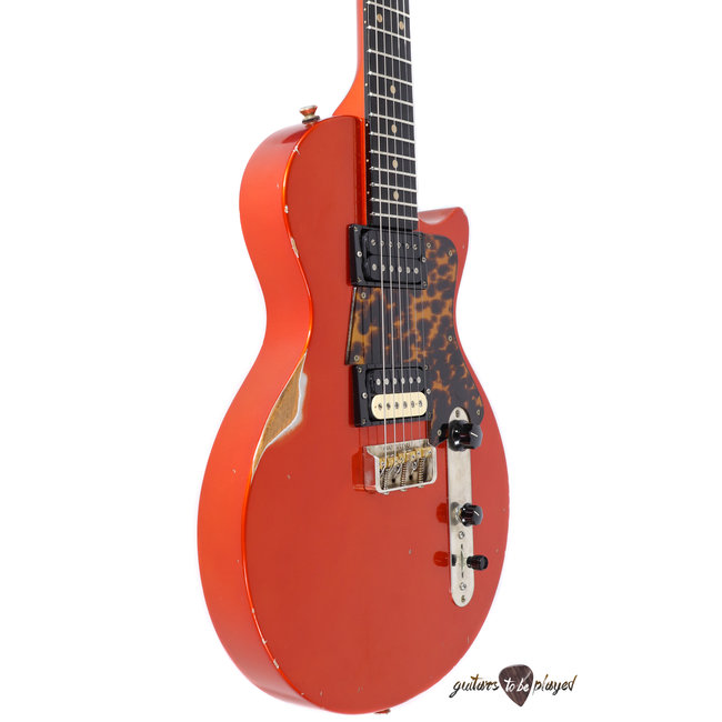 Fano SP6 Alt de Facto Mahogany Body Guitar Lollar Imperials - Candy Apple Orange