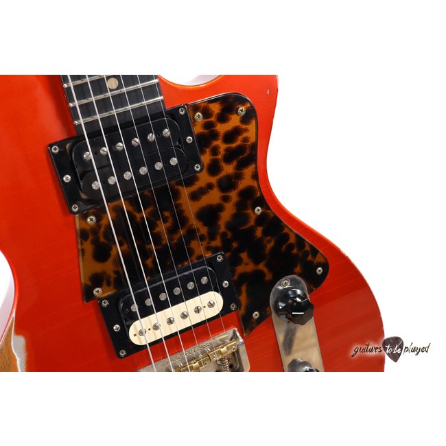 Fano SP6 Alt de Facto Mahogany Body Guitar Lollar Imperials - Candy Apple Orange