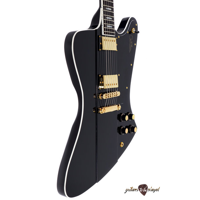 Kauer Banshee Deluxe, Maple Cap & Mahogany Body w/ Wolfetone Humbuckers - Black