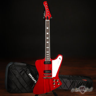 Kauer Banshee Mahogany Body Guitar w/ Lollar Staple & Wolfetone P-90s - Cherry