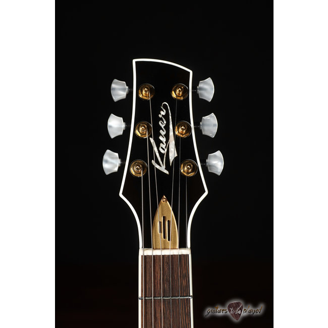 Kauer Starliner Express Electric Guitar w/ TV Jones PowerTrons – Shoreline Gold