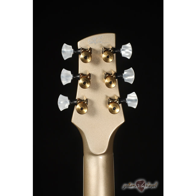 Kauer Starliner Express Electric Guitar w/ TV Jones PowerTrons – Shoreline Gold