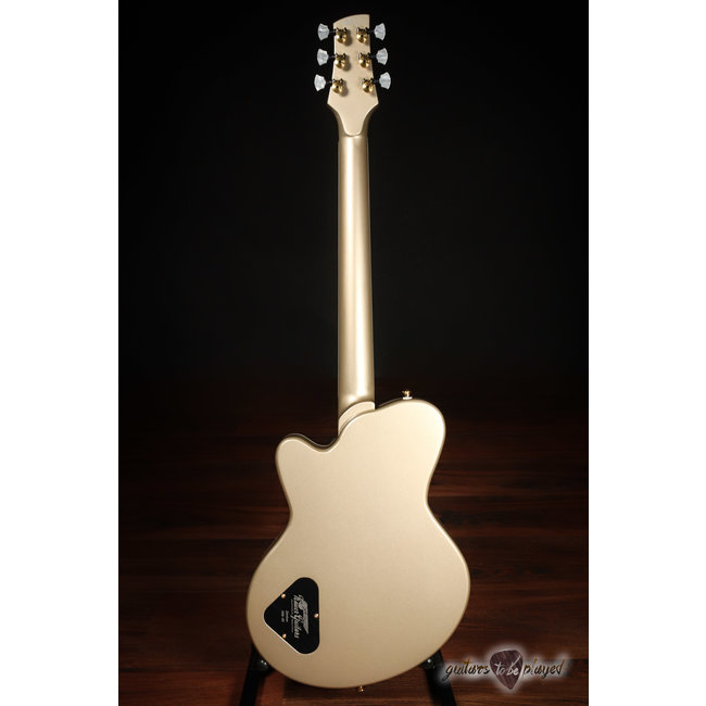 Kauer Starliner Express Electric Guitar w/ TV Jones PowerTrons – Shoreline Gold