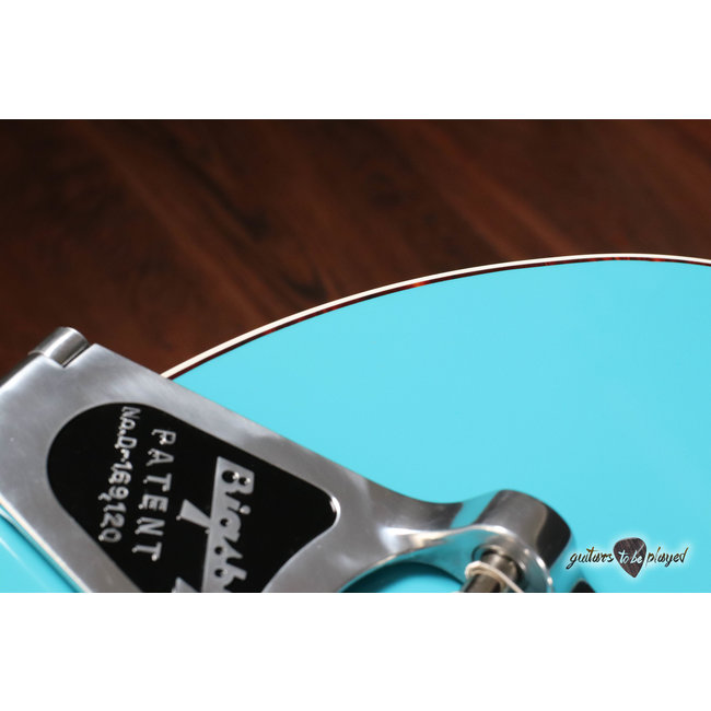 Kauer Super Chief "The Tree" Quilted Mahogany Back Semi-Hollow Guitar –Taos Blue