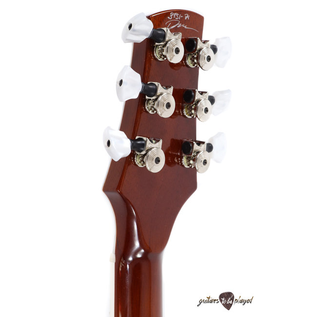 Kauer Super Chief "The Tree" Quilted Mahogany Back Semi-Hollow Guitar –Taos Blue