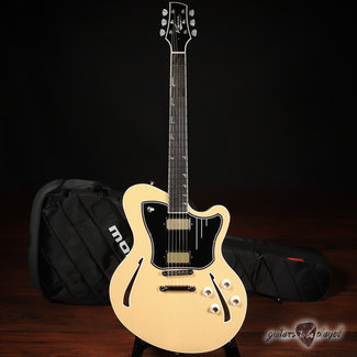 Kauer Super Chief Semi-Hollow Guitar w/ Wolfetone KauerBuckers – Butterscotch