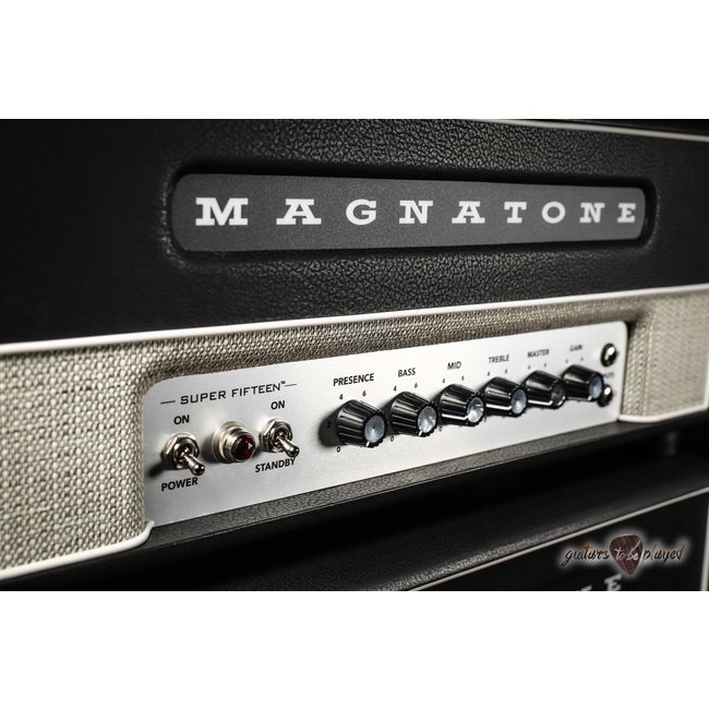 Magnatone Super Fifteen 15-Watt Tube Amp Head w/ Cover