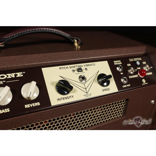 Magnatone Twilighter 22W Reverb/Vibrato Tube Head w/ Footswitch & Cover