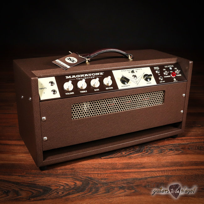Magnatone Twilighter 22W Reverb/Vibrato Tube Head w/ Footswitch & Cover