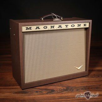 Magnatone Amplification Magnatone Varsity Reverb 15W 1x12” Combo Amp w/ Footswitch & Cover