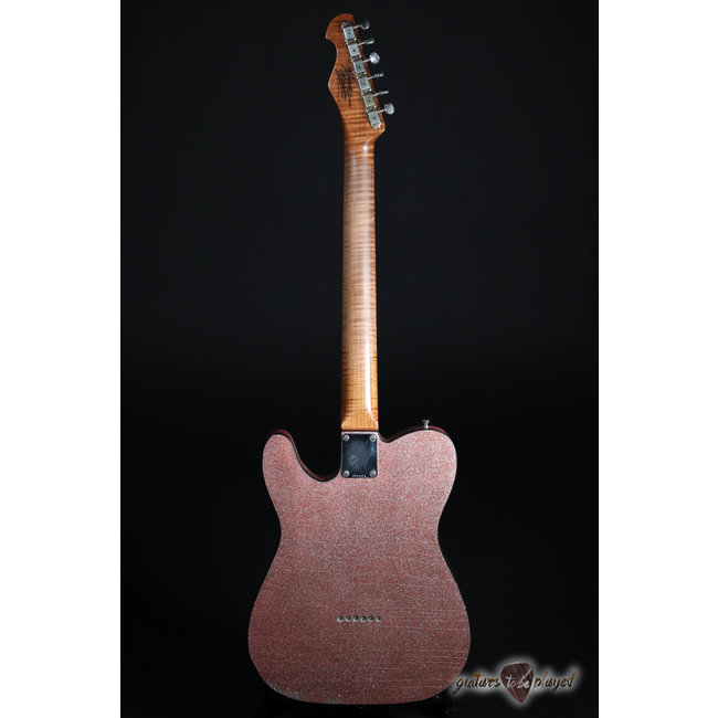 Mario Martin Guitars Swamp Ash T-Style w/ Porter 9T Pickups –6lb– Champagne Flake