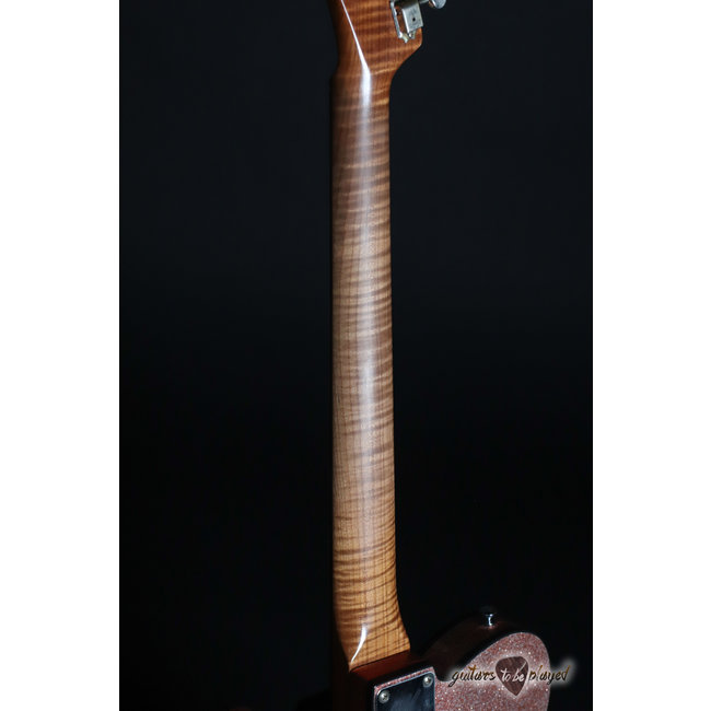 Mario Martin Guitars Swamp Ash T-Style w/ Porter 9T Pickups –6lb– Champagne Flake