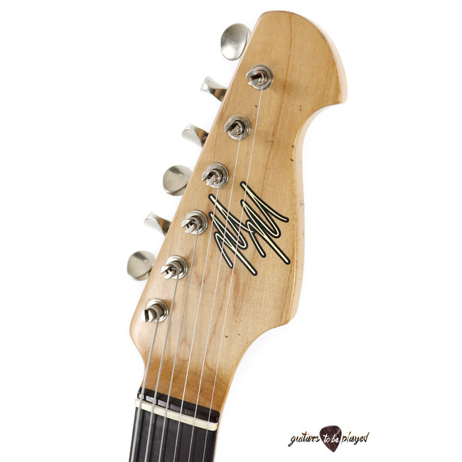 Mario Martin S-Style Guitar w/ Brazilian Rosewood Fingerboard – 3-Tone Sunburst