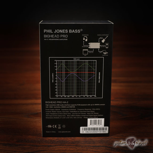Phil Jones Bass Bighead Pro (HA-2) Headphone Amplifier & USB Audio Interface