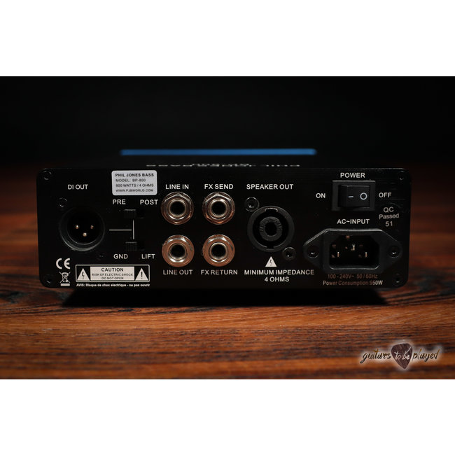Phil Jones Bass BP-800 Compact 800W Bass Amp Head