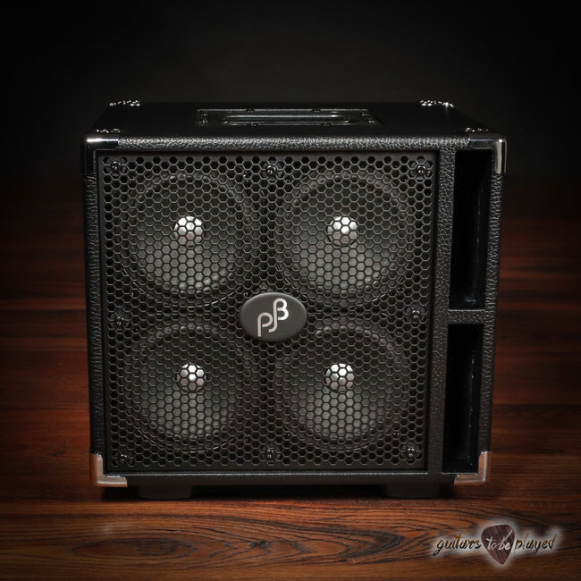 Phil Jones Bass C4 Compact 4x5” 400W 8-ohm Speaker Cabinet w/ Cover - Black