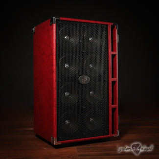 Phil Jones Amplifiers Phil Jones Bass C8 Compact 8x5” 800W 8-ohm Speaker Cabinet w/ Cover - Red