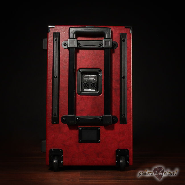 Phil Jones Bass C8 Compact 8x5” 800W 8-ohm Speaker Cabinet w/ Cover - Red