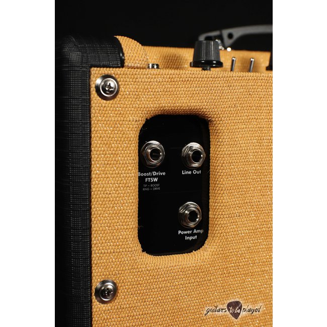 Supro 1822RTB Delta King 12 Reverb 15-Watt 1x12” Tube Combo Amp – Tweed & Black