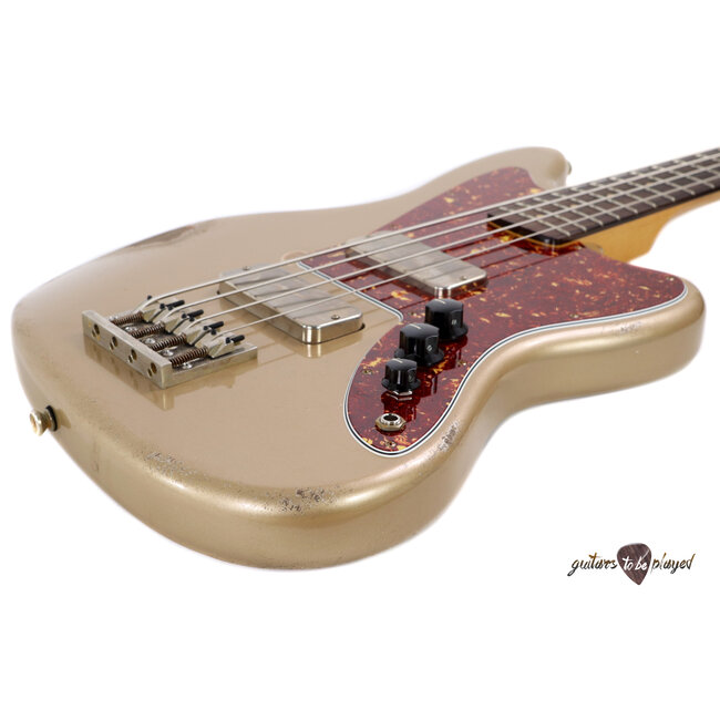 Fano JM4 Standard Bass RW Fingerboard w/ Gigbag - Shoreline Gold (Med Distress)