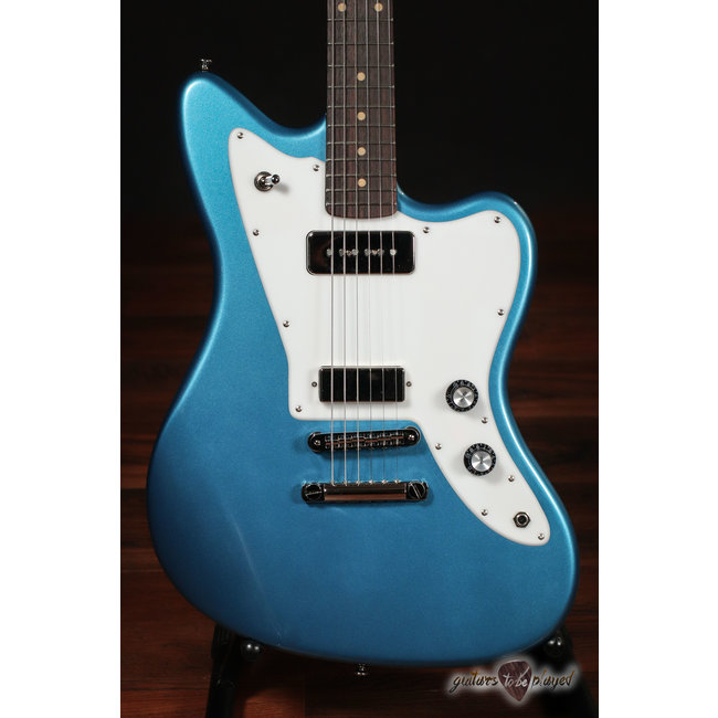 Fano JM6 Oltre Lollar Alnico P-90/Firebird Electric Guitar w/ Bag – Pelham Blue