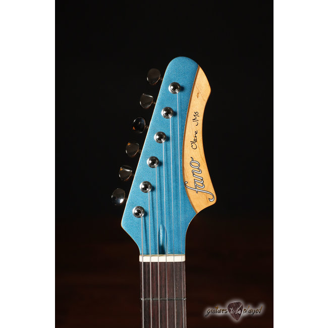 Fano JM6 Oltre Lollar Alnico P-90/Firebird Electric Guitar w/ Bag – Pelham Blue
