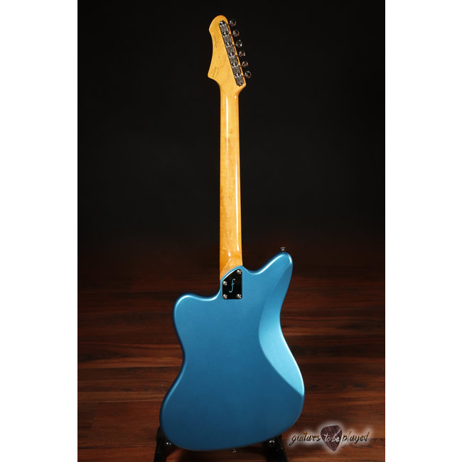 Fano JM6 Oltre Lollar Alnico P-90/Firebird Electric Guitar w/ Bag – Pelham Blue