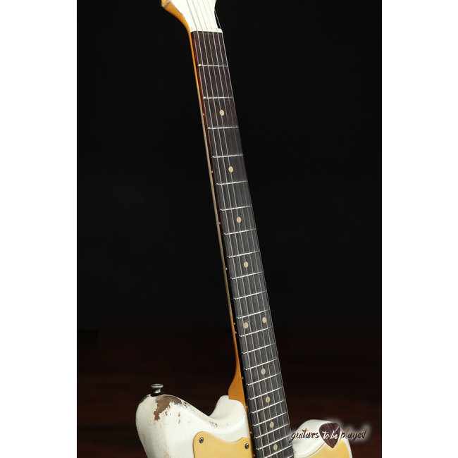 Fano JM6 Oltre Lollar Alnico Pole P-90 Electric Guitar w/ Gigbag – Olympic White