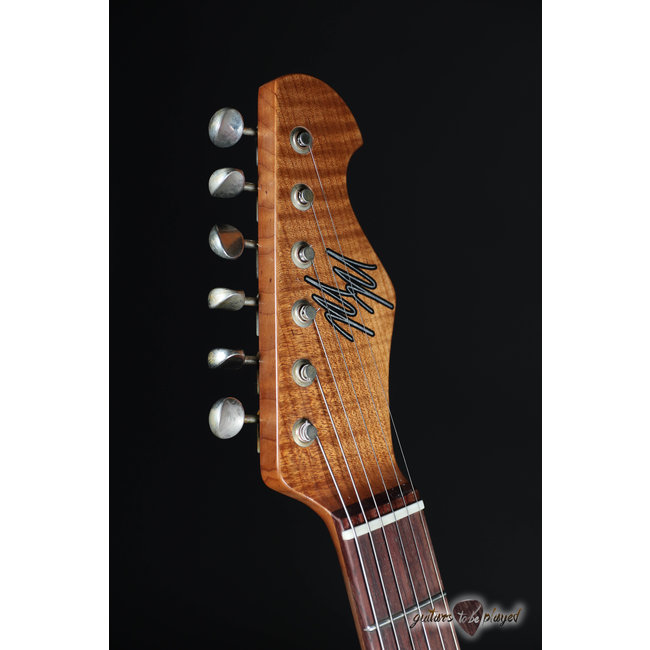 Mario Martin Guitars Swamp Ash T-Style w/ Porter 9T Pickups –6lb– Champagne Flake