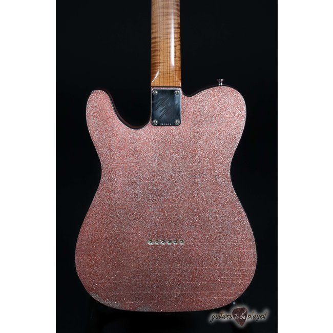 Mario Martin Guitars Swamp Ash T-Style w/ Porter 9T Pickups –6lb– Champagne Flake